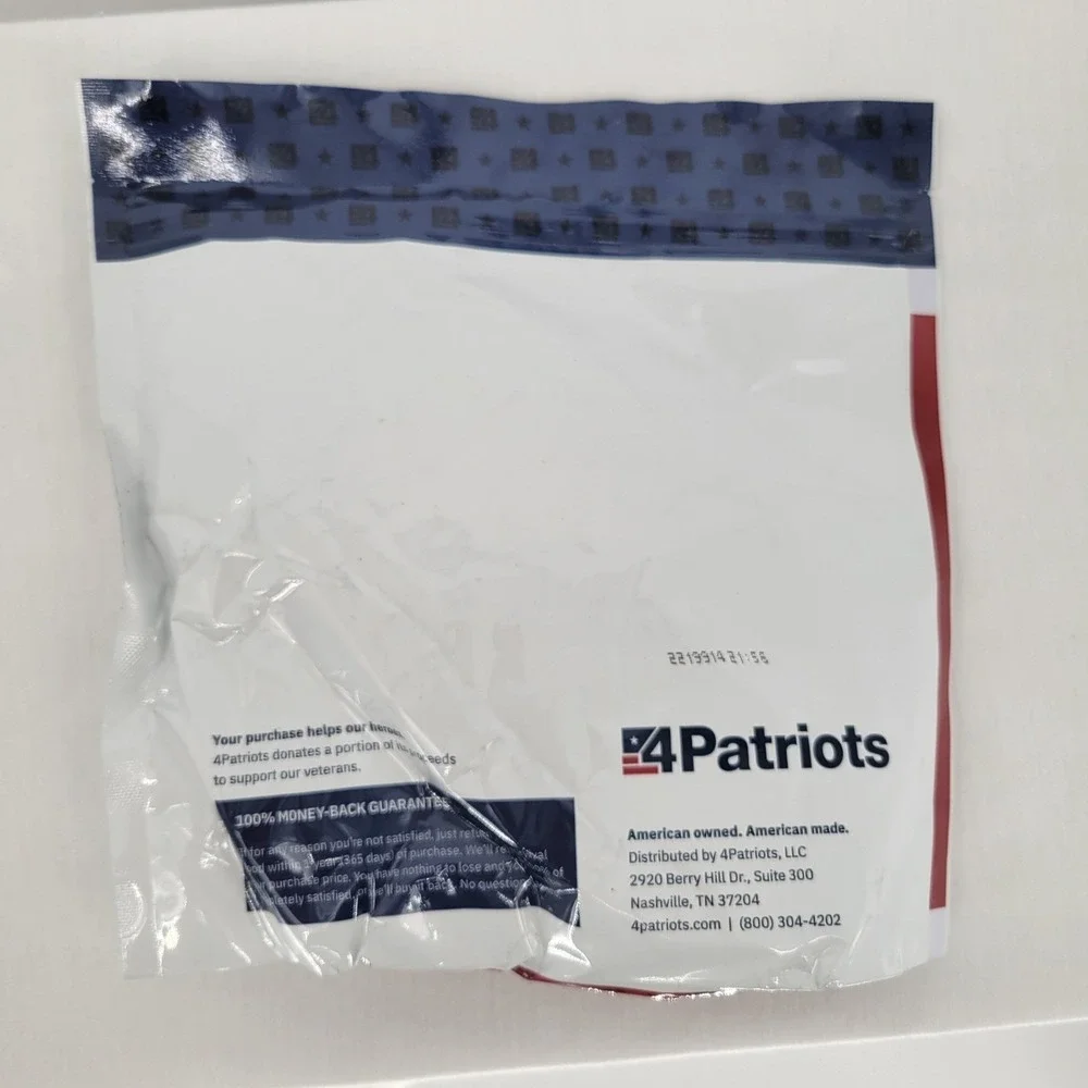 4 Patriots Cheesy Bean Chili Mac Survival Food‎ 8 Servings